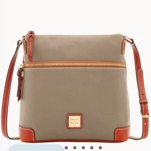 Dooney & Bourke Tan/Taupe Crossbody Bag